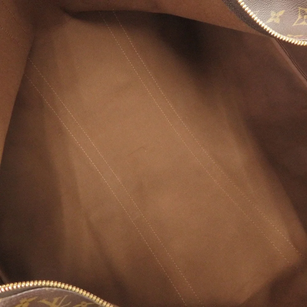 LOUIS VUITTON Brown Monogram Keepall 60 Boston Bag